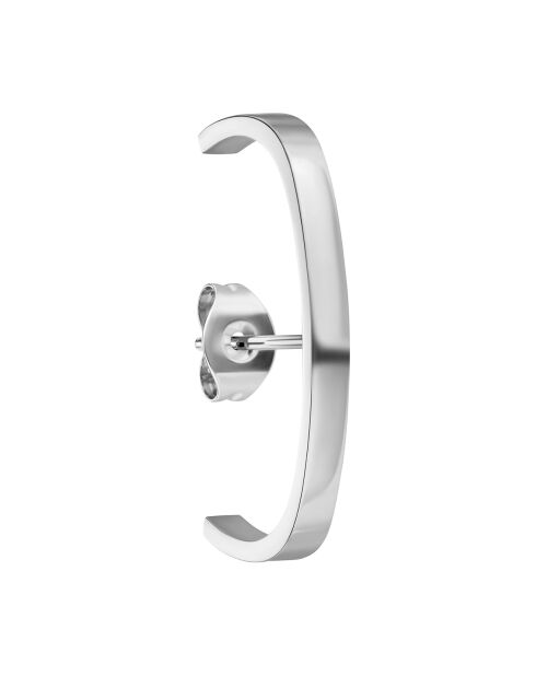 Boucles d'oreilles Ulla en Acier argenté