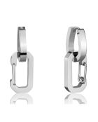 Boucles d'oreilles Vesta en Acier argenté
