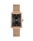 Montre Odette en Acier & Diamant rose doré