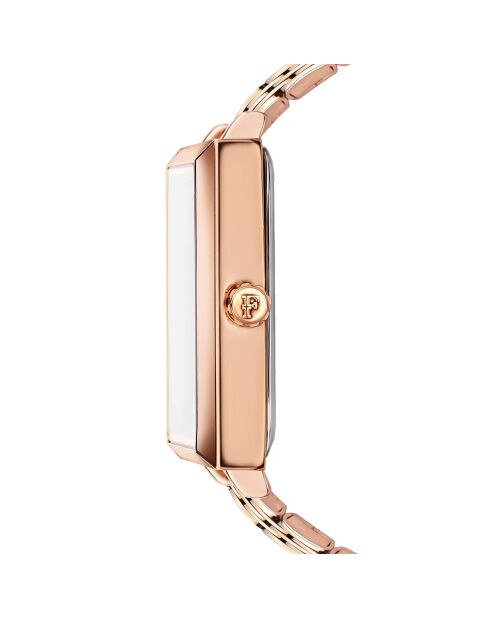 Montre Odette en Acier & Diamant rose doré