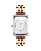 Montre Odette en Acier & Diamant rose doré