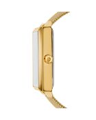 Montre Élodie en Acier & Diamant dorée