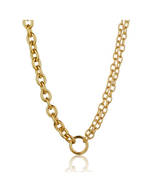 Collier Béatrice en Acier doré