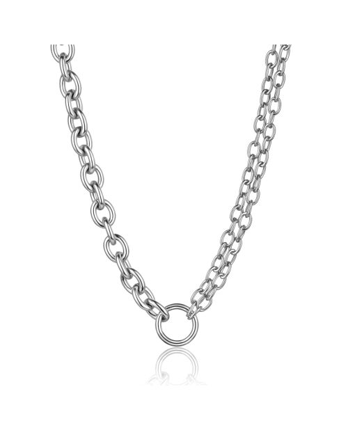 Collier Béatrice en Acier argenté