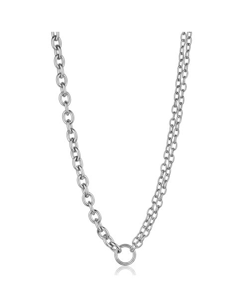 Collier Béatrice en Acier argenté