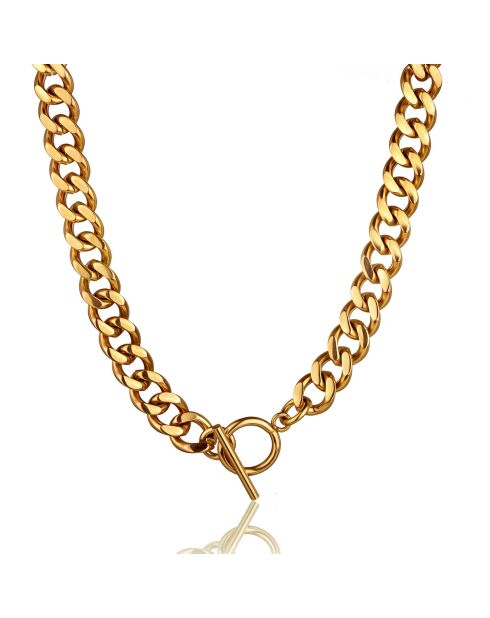 Collier Jules en Acier doré