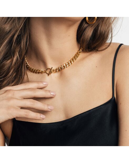Collier Jules en Acier doré