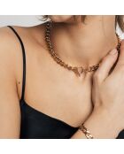 Collier Jules en Acier rose doré