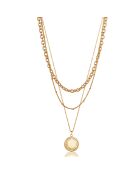 Collier Arielle en Acier doré