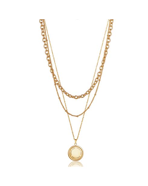 Collier Arielle en Acier doré