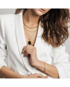 Collier Arielle en Acier doré
