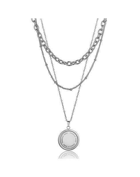 Collier Arielle en Acier argenté