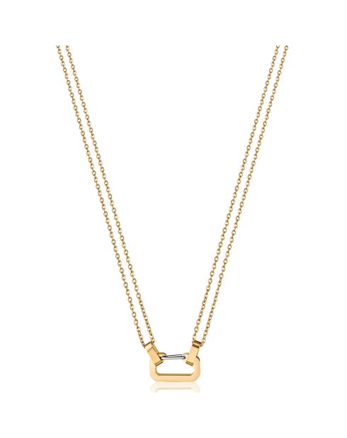 Collier Stefanie en Acier doré