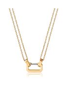Collier Stefanie en Acier doré