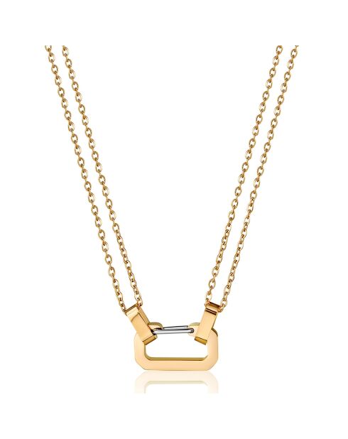 Collier Stefanie en Acier doré