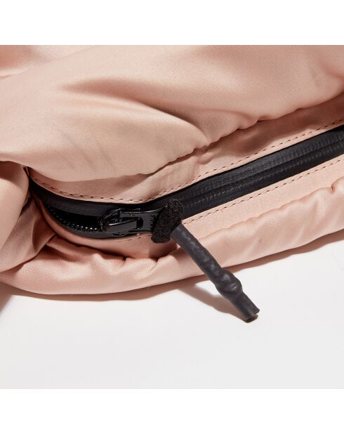IMPARFAIT - Sac porté Epaule Lady Double Satin rose clair - 27x40x8 cm