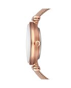  Set Montre Femme 2 Bracelets Portia en Acier & Diamant rose doré/noir