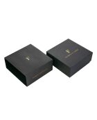 Boucles d'oreilles Vesta en Acier doré