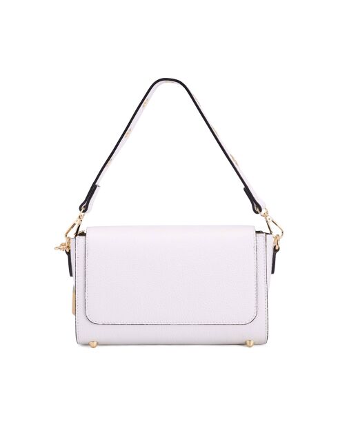 Giada weiße Schultertasche aus Leder - 24x16x8cm