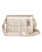 Marzia Platinum leren schoudertas - 22x15x6cm