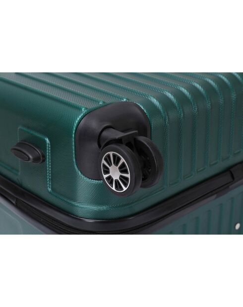Valise Cabine 4 roues doubles Java 50 cm vert kaki
