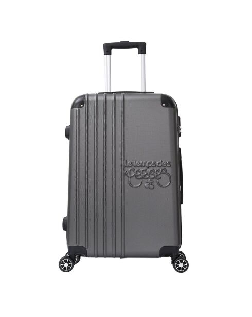 Valise Long Séjour 4 roues doubles Victoria 70 cm gris foncé