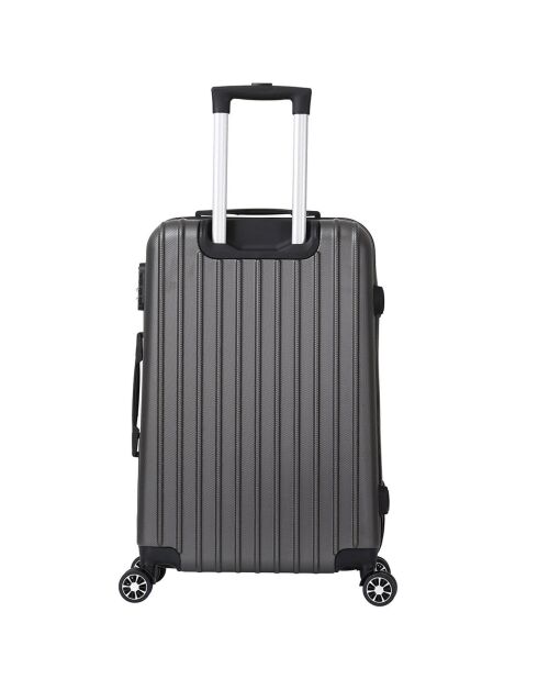 Valise Long Séjour 4 roues doubles Victoria 70 cm gris foncé