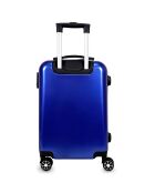 2 Valises 4 roues doubles Yna 55/65 cm bleues