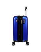 2 Valises 4 roues doubles Yna 55/65 cm bleues