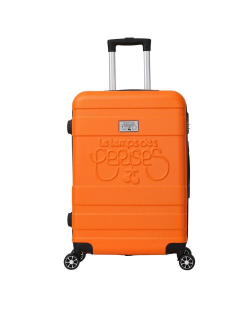 Valise Cabine 4 roues doubles Lyra 50 cm orange