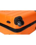 Valise Cabine 4 roues doubles Lyra 50 cm orange
