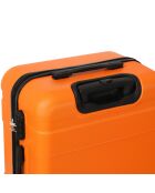 Valise Cabine 4 roues doubles Lyra 50 cm orange
