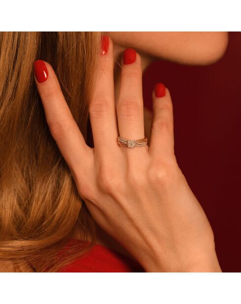 Rosalia Diamantring 0,17 Karat Gelbgold