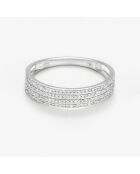 Bague Starry night Diamants 0.24 ct or blanc