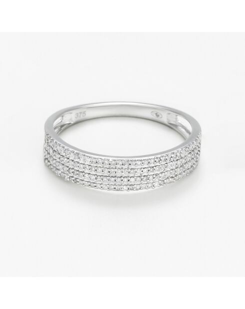 Bague Starry night Diamants 0.24 ct or blanc