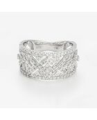 Bague Graziella Diamants 0.77 ct or blanc