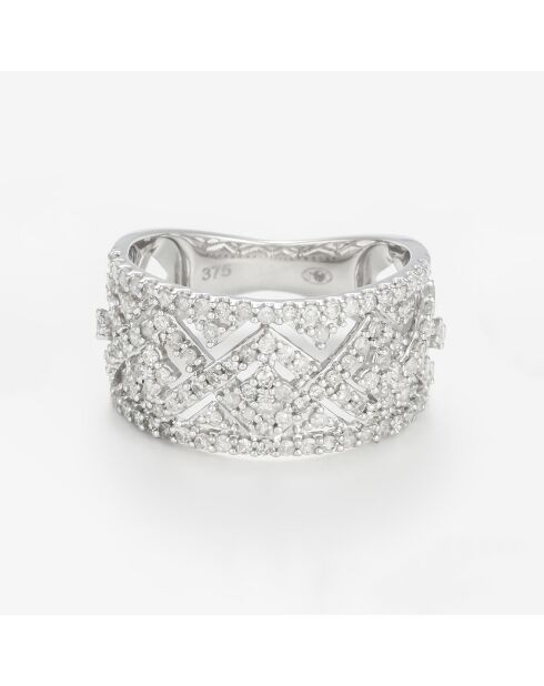 Bague Graziella Diamants 0.77 ct or blanc