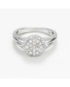 Bague Annetta Diamants 0.50 ct or blanc