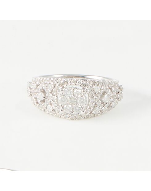 Poema Diamantring 0,87 Karat Weißgold