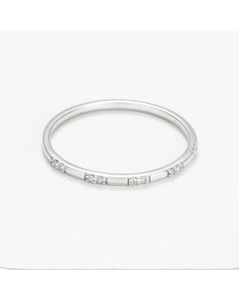 Apollonia diamantring 0.034 kt witgoud