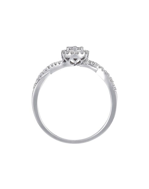 Bague Mon Idéal Diamants 0.21 ct or blanc