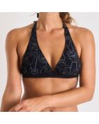 Haut de maillot de bain Melville noir