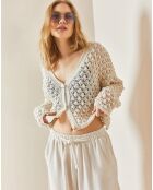 Cardigan Cypriane beige