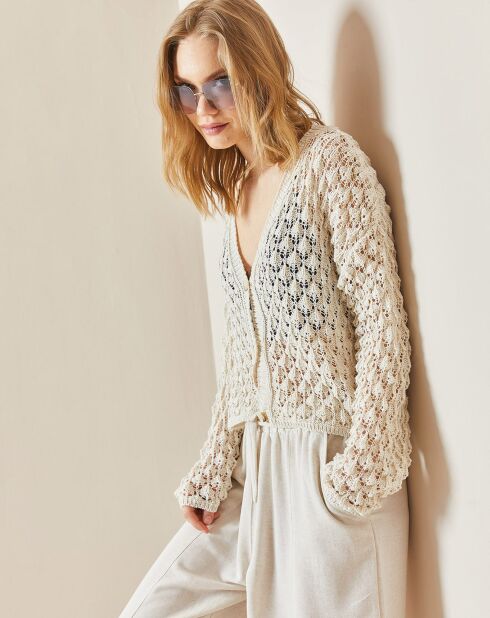 Cardigan Cypriane beige