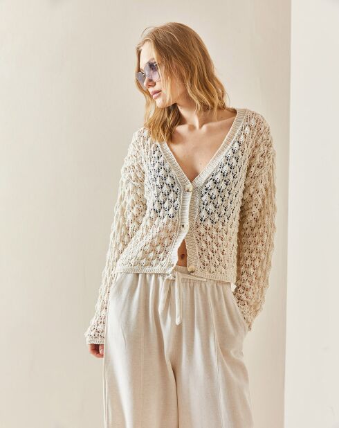 Cardigan Cypriane beige