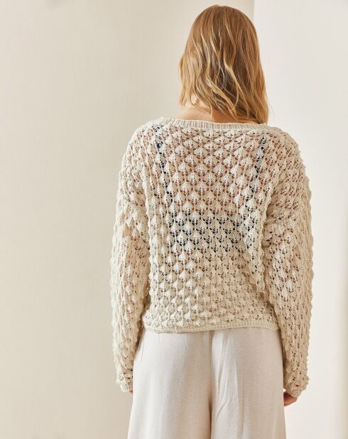 Cardigan Cypriane beige
