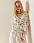 Cardigan Cypriane beige