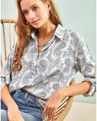 Chemise Anya turquoise