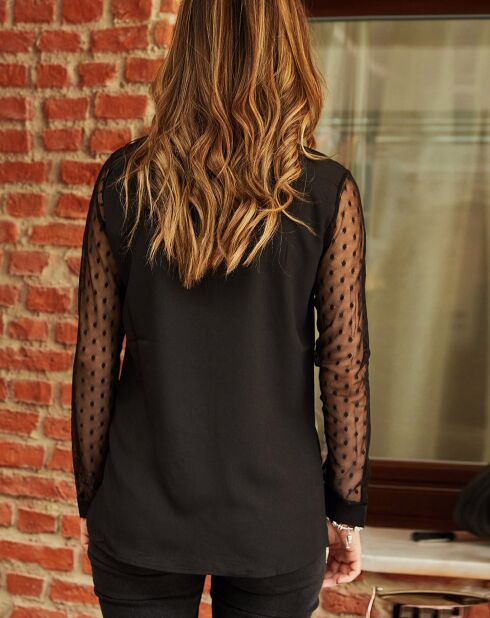 Chemise Odelia noire