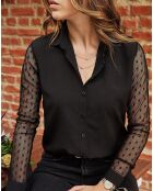 Chemise Odelia noire